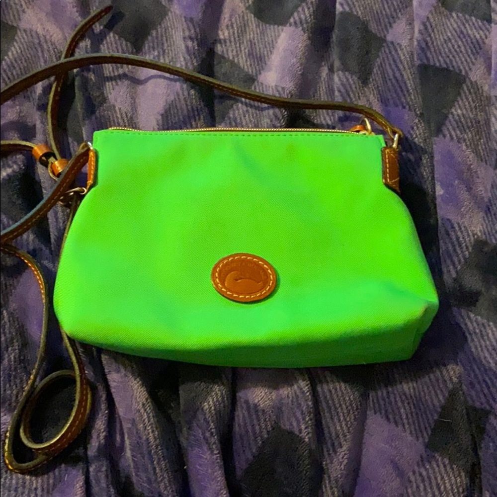 Dooney green apple crossbody